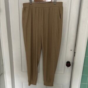 Soft Knit Taupe Lounge Pants XL